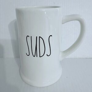 Rae Dunn Artisan Collection White ‘Suds”Ceramic Stein